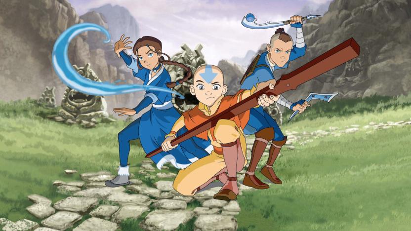 The Aang Gang, minus one.