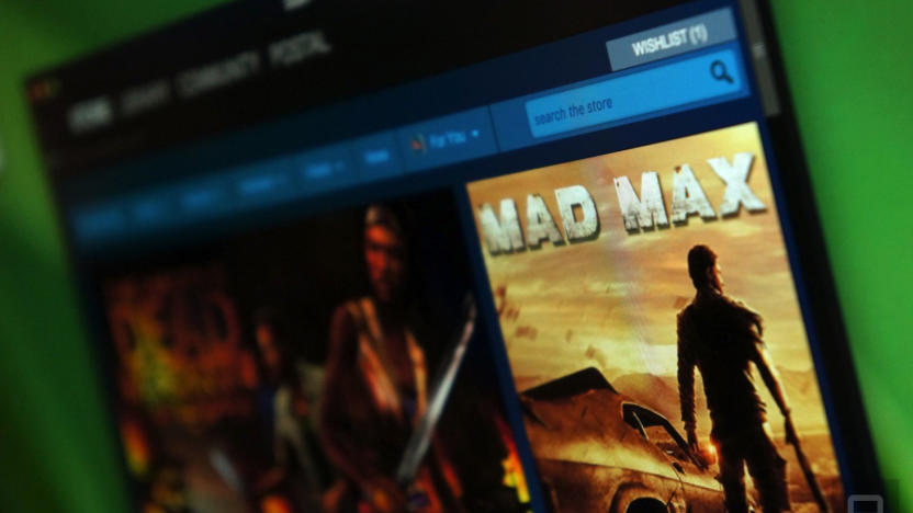 The front portal to Valve's Steam game client