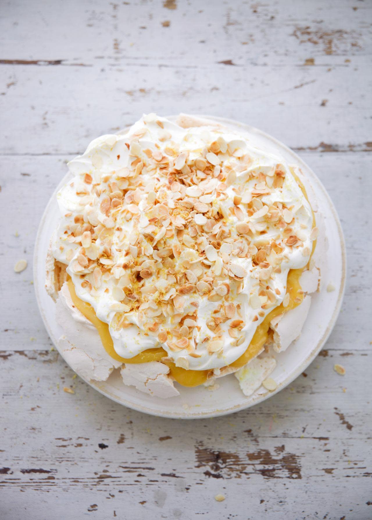 Lemon Pavlova from ‘Simply Nigella’