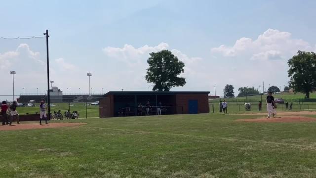 VIDEO: Johnstown, Licking Valley players battle in summer baseball