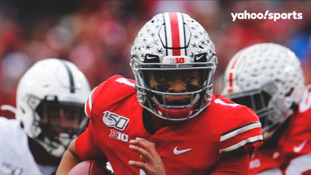 Ohio State QB Justin Fields is making a Heisman Trophy push