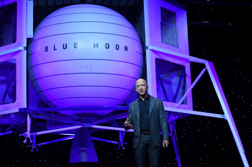 bezos offers for lunar lander to