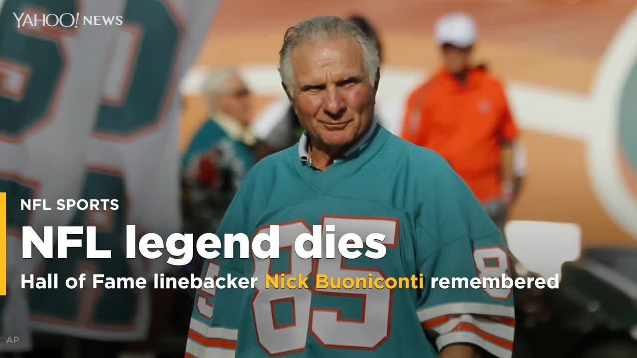 Dolphins Hall of Fame linebacker Buoniconti dead at 78