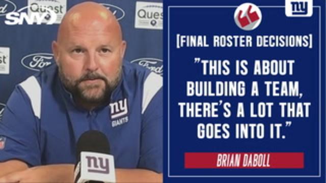 Brian Daboll discusses Isaiah Simmons' role, Sterling Shepard's recovery and process of paring down roster | Giants News Conference