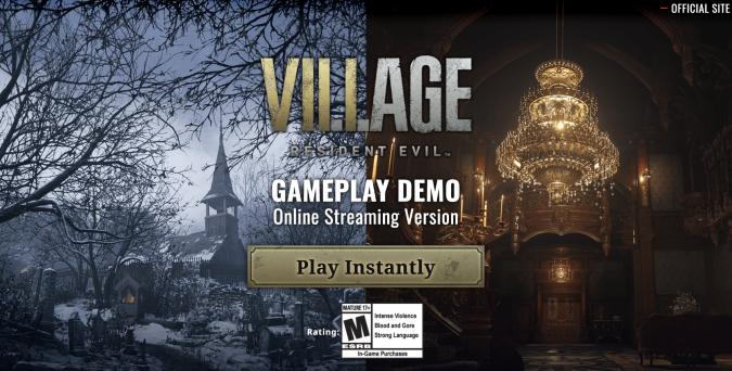 Capcom is utilizing Stadia tech for a web-based 'Resident Evil Village' demo