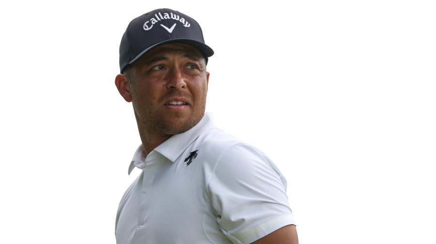 Getty Images - LOUISVILLE, KENTUCKY - MAY 16: Xander Schauffele of the United States looks on from the fifth tee during the first round of the 2024 PGA Championship at Valhalla Golf Club on May 16, 2024 in Louisville, Kentucky. (Photo by Patrick Smith/Getty Images)