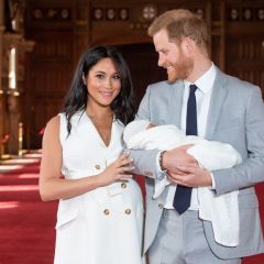 The Secret Message Prince Harry Whispered to Meghan Markle Before Baby Sussexâ€™s Photo Call