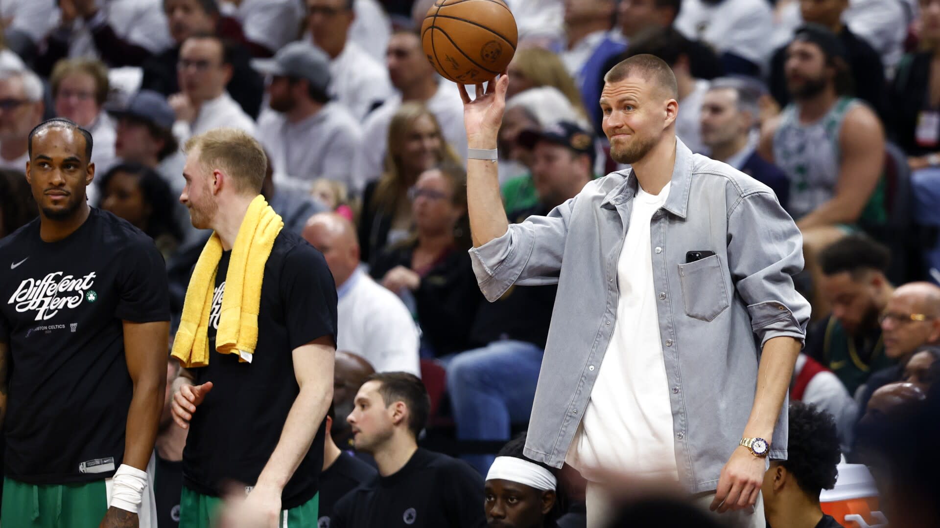 Celtics' Kristaps Porzingis to remain out for first two games of Eastern Conference Finals