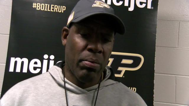 VIDEO: Purdue defensive coordinator/secondary coach Ron English