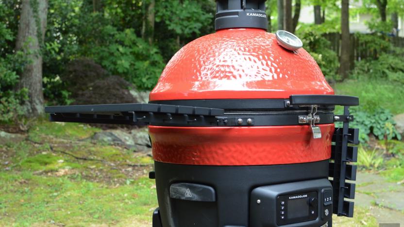 Kamado Joe put its smart-grilling expertise into a WiFi-connected model with all the benefits of a ceramic cooker. Charcoal offers unique flavor and versatility while the company sells a range of accessories to expand the grill’s toolbox. The companion app is a work in progress, but it does well with the basics. Plus, that Automatic Fire Starter will save you lots of headaches. 