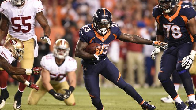 Why Ronnie Hillman is Thursday's must start fantasy option