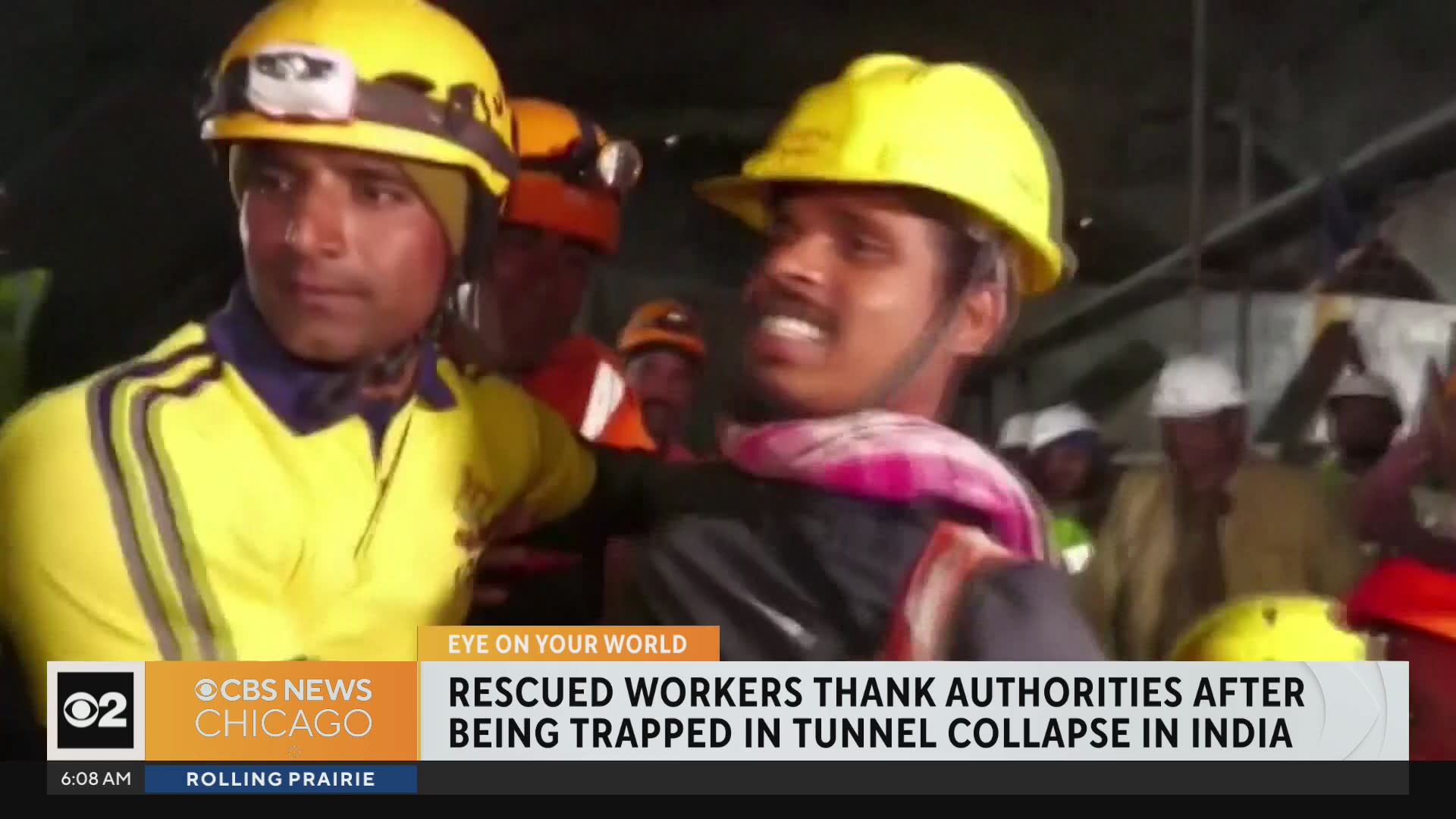 40 construction workers trapped underground in India - CBS Chicago