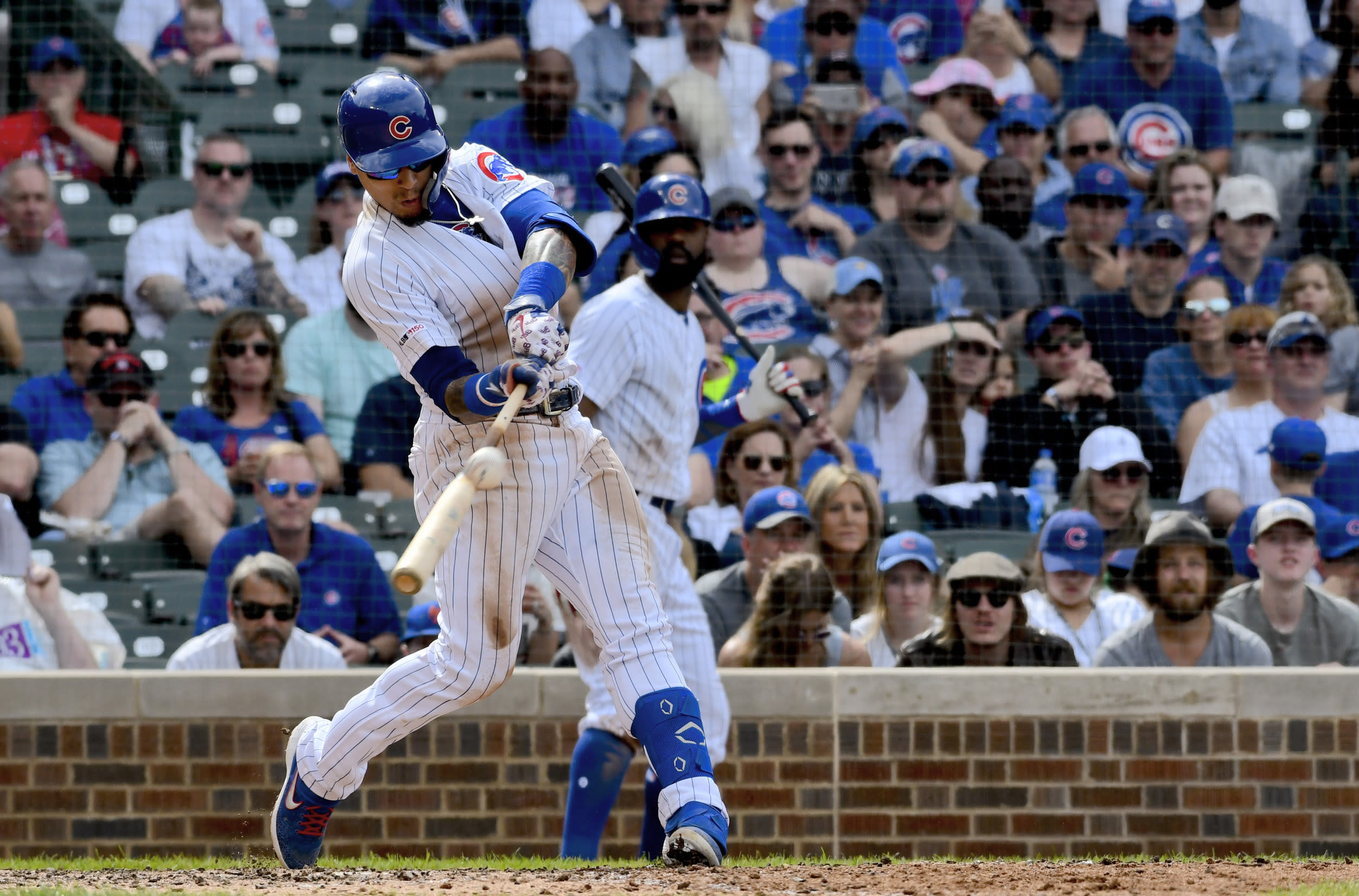 Baez Hr Cubs Win 5 3 Alonso Sets Mets Mark For Rookie Hrs