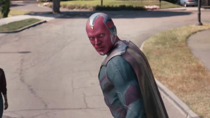 Vision looking angry.