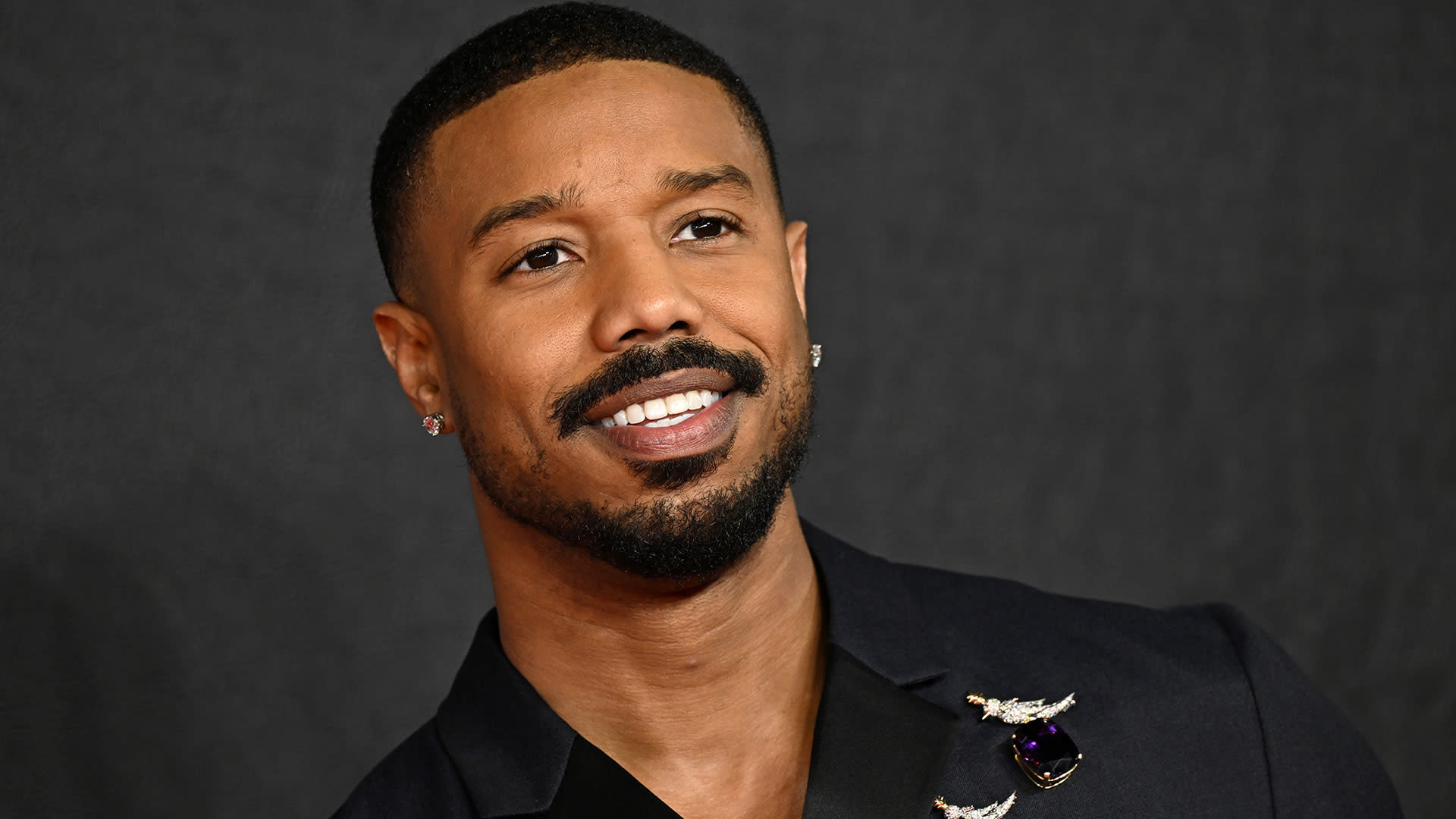 Michael B. Jordan Suits Up in Louboutins for 'Creed III' Premiere