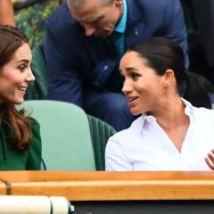 We Totally Missed Kate Middleton Comforting Meghan Markle After Serena Williams's Wimbledon Loss