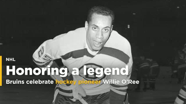 Boston honors hockey pioneer Willie O'Ree