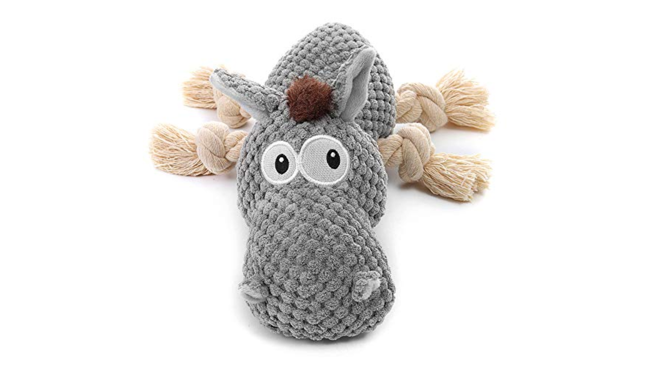 ZippyPaws Food Buddies Burrow, Interactive Squeaky Hide and Seek Plush Dog  Toy - Milk and Cookies 