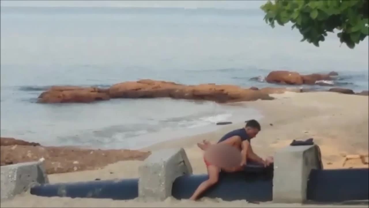 Tourists face jail after having sex on beach at