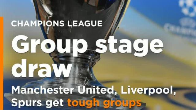 Champions League group stage draw announced