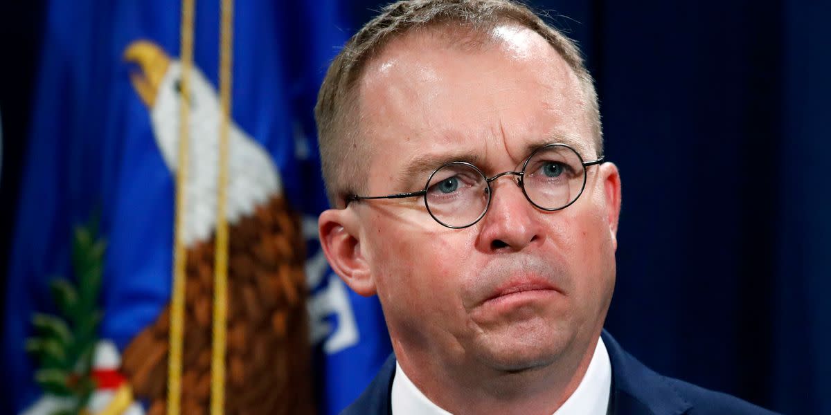 Mick Mulvaney Trashes Trump Staffers As 'Garbage' And Twitter Users Pounce