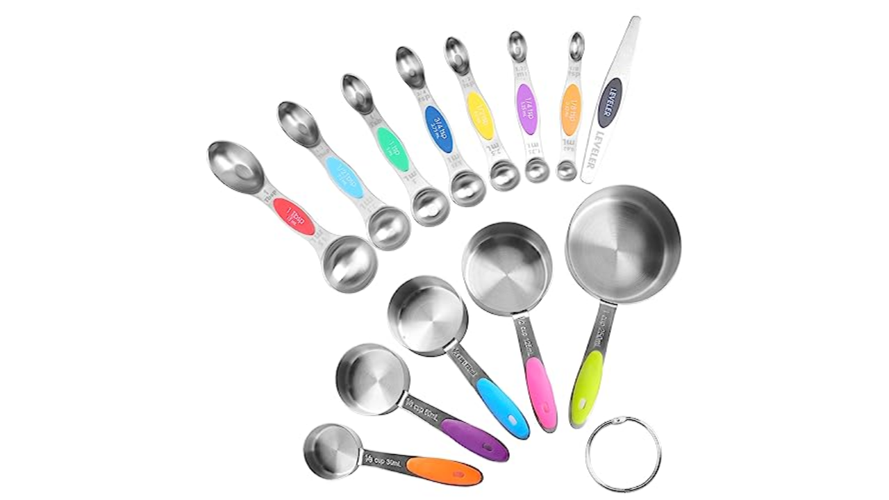 Edelin EDELIN Measuring cups and Magnetic Measuring Spoons Set