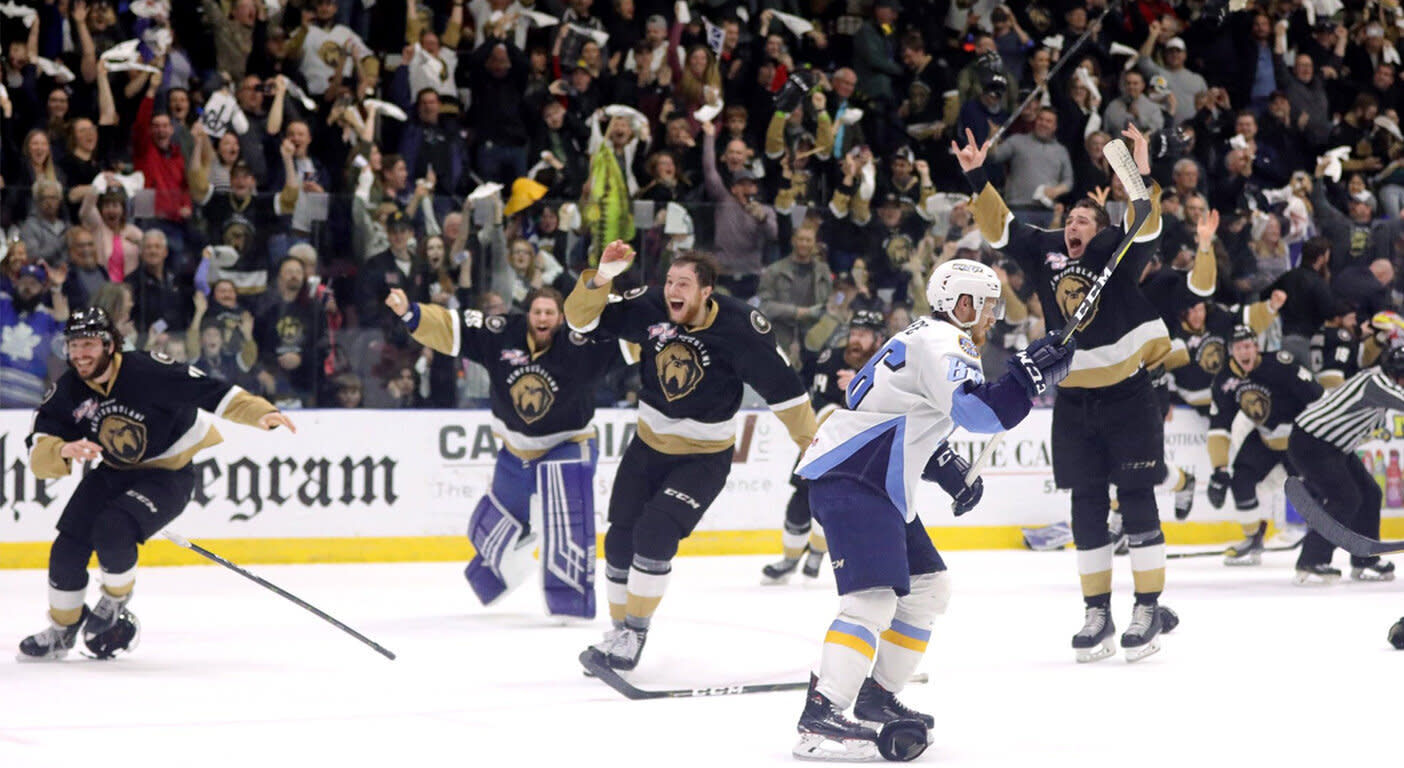 Newfoundland Growlers win ECHL championship in inaugural season