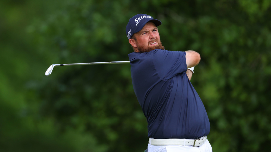Getty Images - LOUISVILLE, KENTUCKY - MAY 18: Shane Lowry of Ireland plays his shot from the 11th tee during the third round of the 2024 PGA Championship at Valhalla Golf Club on May 18, 2024 in Louisville, Kentucky. (Photo by Andrew Redington/Getty Images)