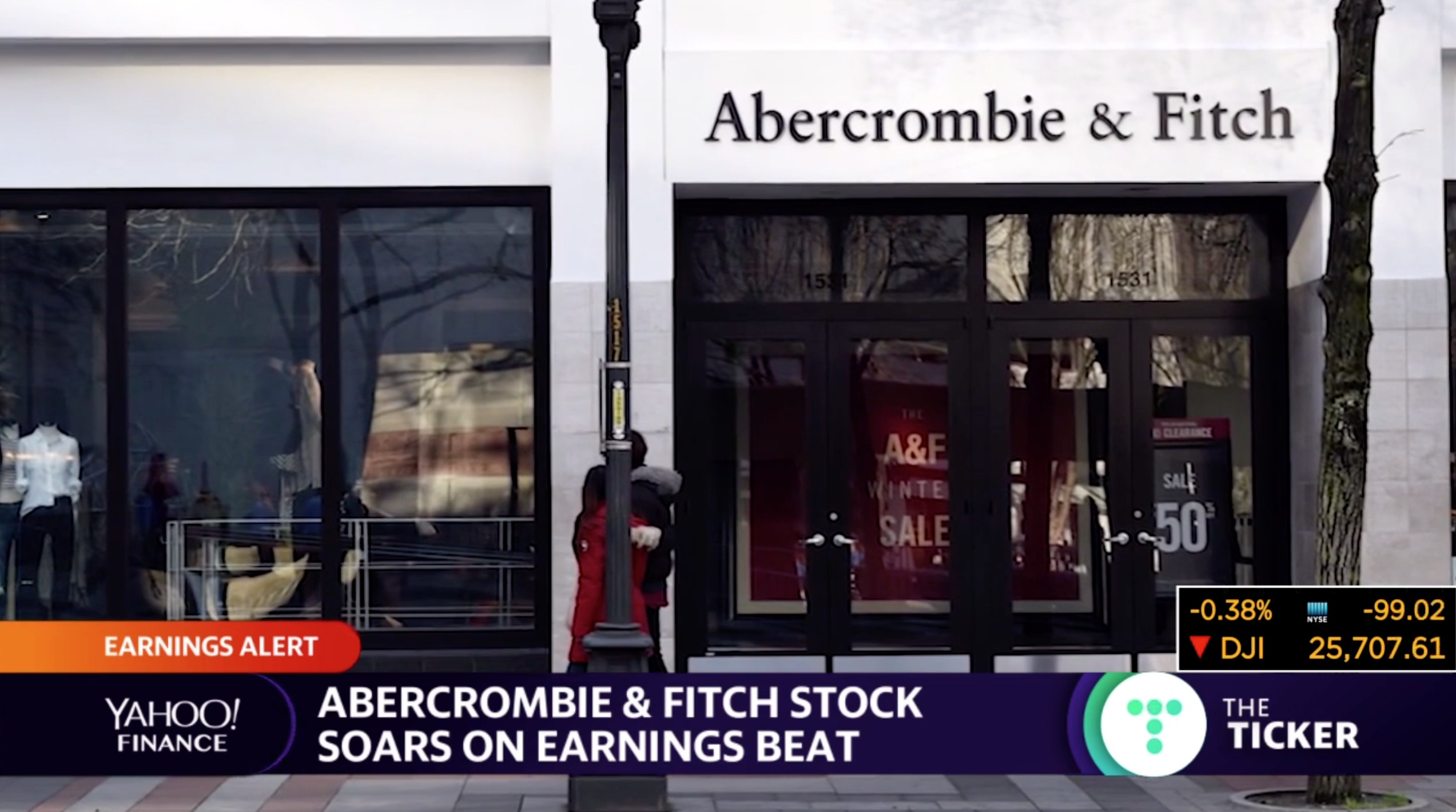 abercrombie and fitch ticker