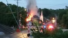 Parham church reduced to rubble after terrifying night