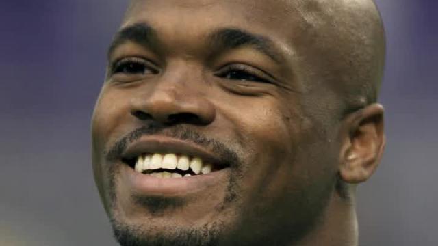 Adrian Peterson jokes that he plans to go for '150 or 200 yards' against Vikings