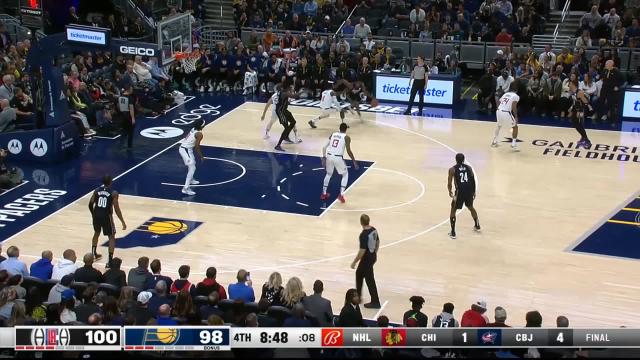 Aaron Nesmith with an and one vs the LA Clippers