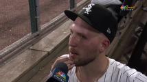 Garrett Crochet speaks to Chuck Garfien after new career-high of 11 strikeouts