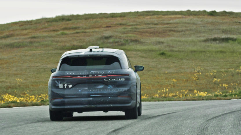 Lucid begins testing its Gravity SUV on US roads