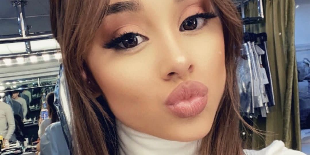 Ariana Grande Unveils '70s-Inspired Curtain Bangs On Instagram