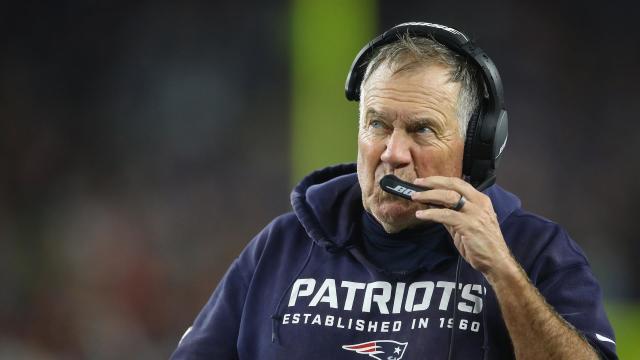 Where does windy MNF rank in Belichick's career?
