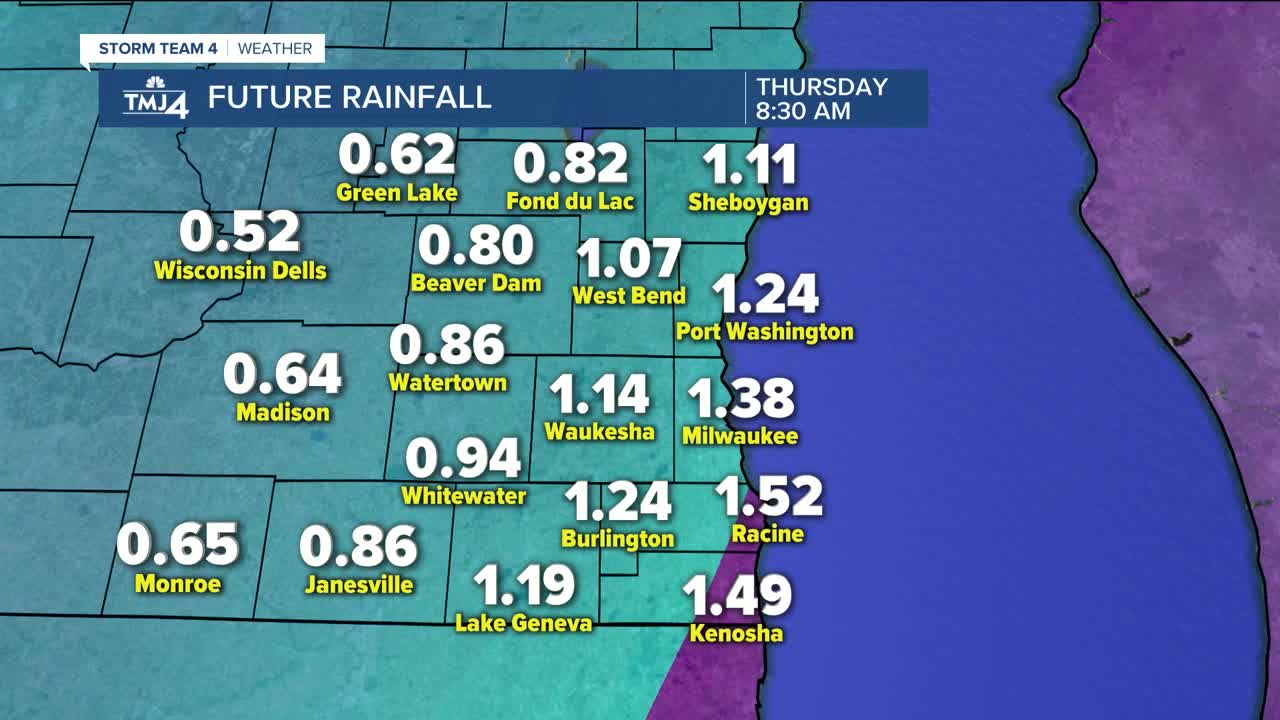 Milwaukee weather Tuesday: Morning fog, showers and storms likely late 