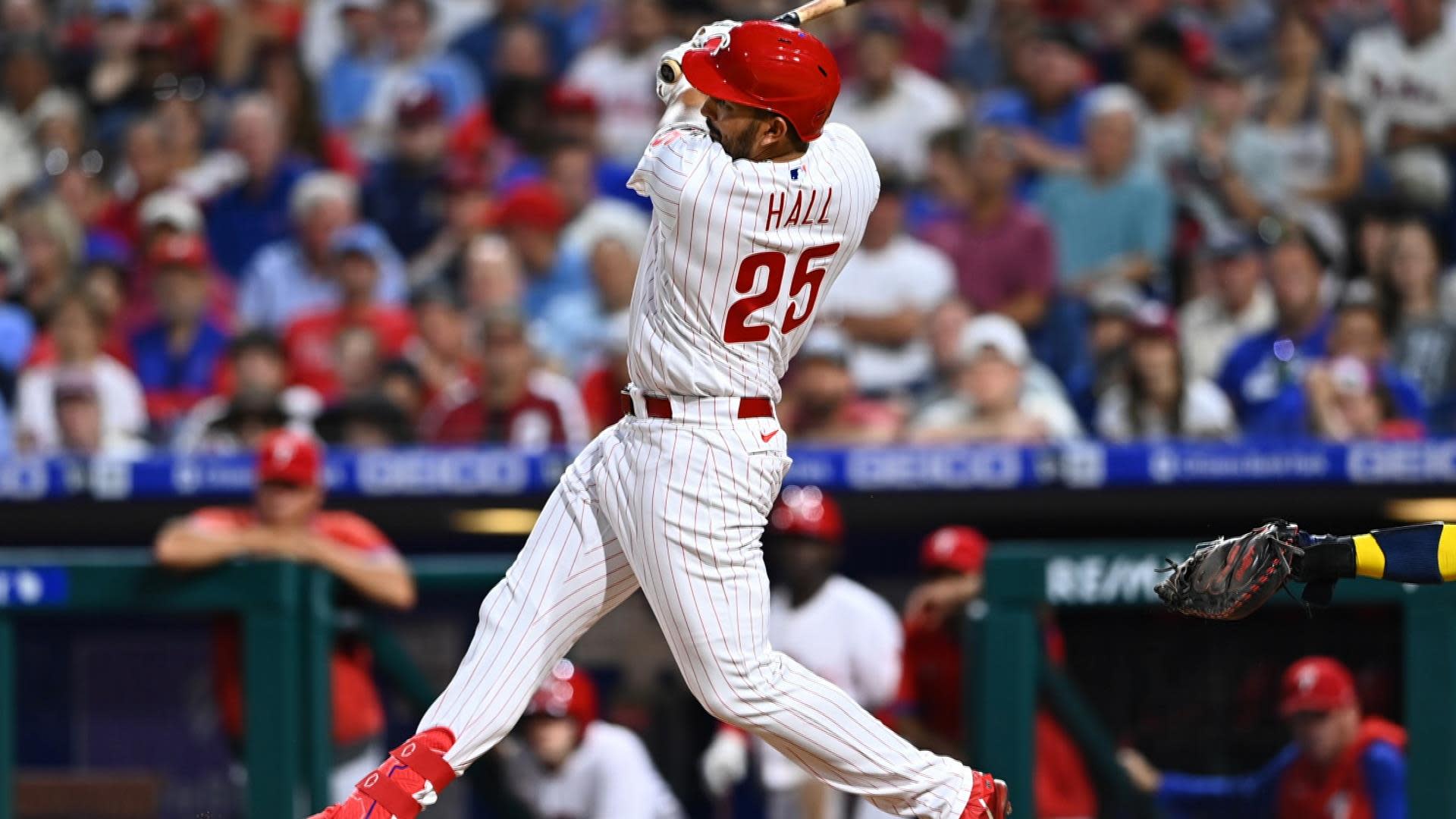 Phillies: Darick Hall ready to show he can hit lefties, too