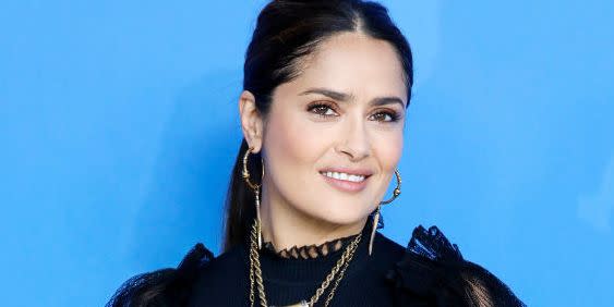 Salma Hayek Shared A NeverBeforeSeen Nude Maternity Photo In Honor Of