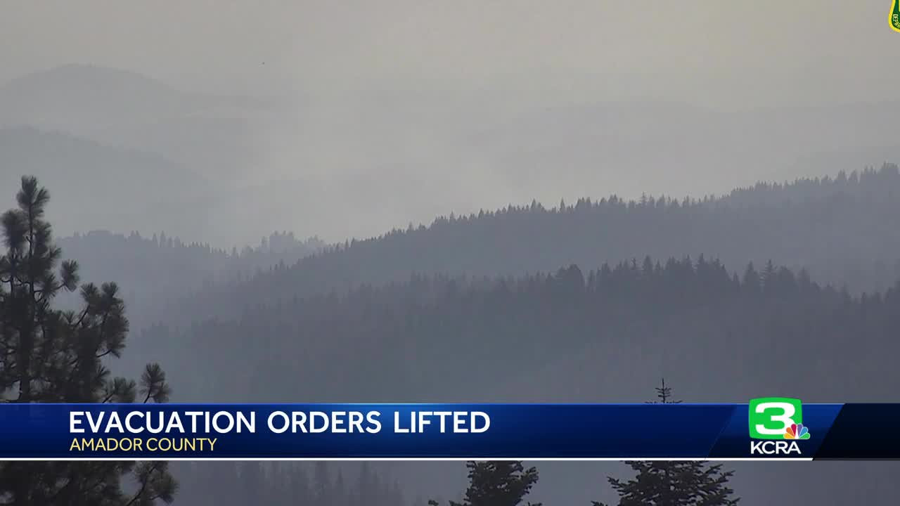 Evacuation orders lifted for Tiger Creek Fire