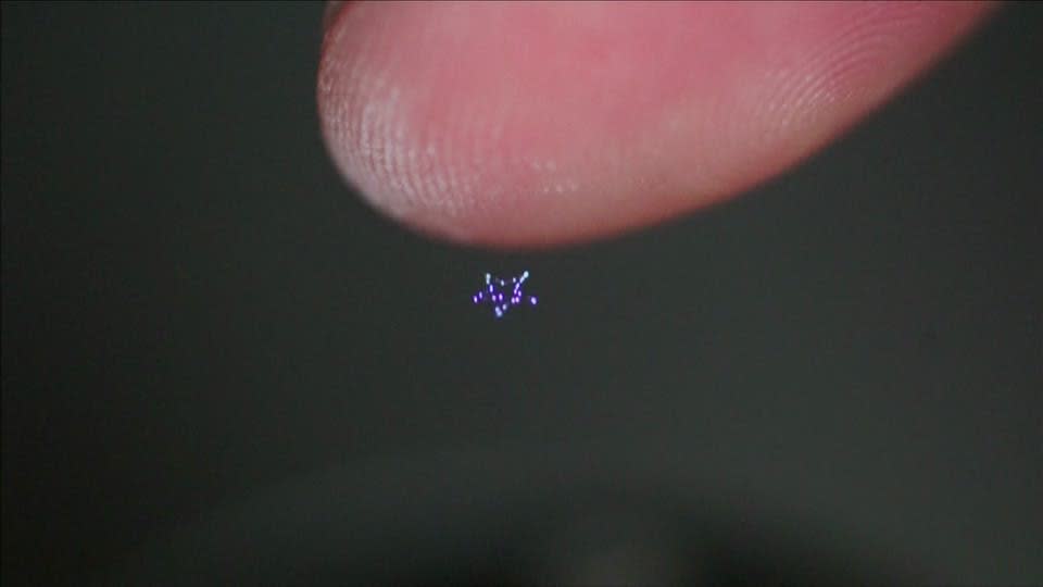 Japanese Scientists Create Touchable Holograms [video]