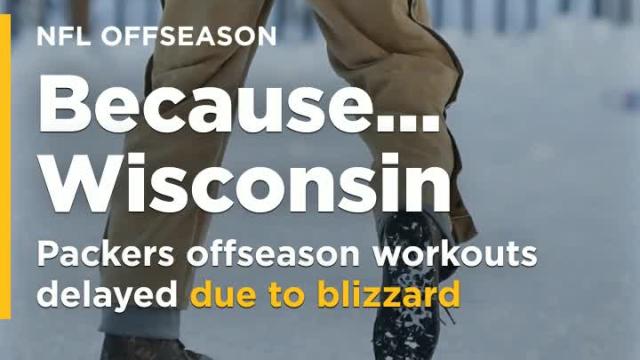 Start of Packers offseason workouts delayed due to mid-April blizzard because Wisconsin