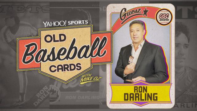 Ron Darling opens old baseball cards