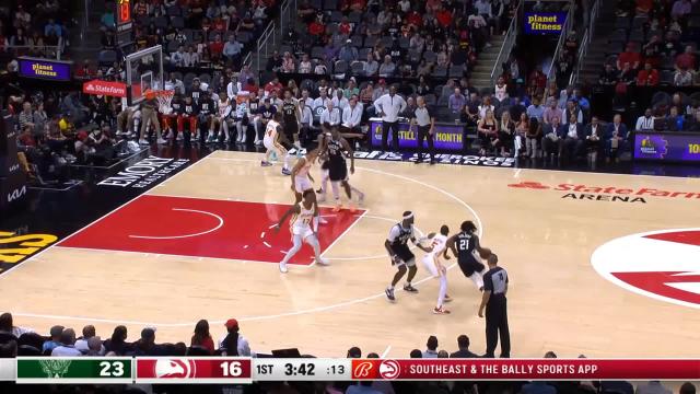 Bobby Portis with a 3-pointer vs the Atlanta Hawks