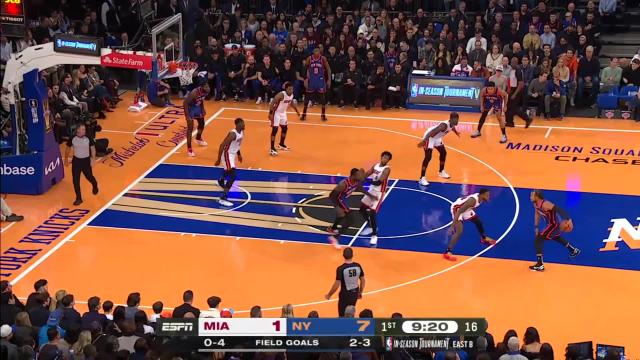 Top Plays from New York Knicks vs. Miami Heat