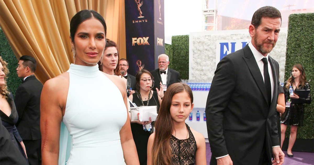 Family Night Out! Padma Lakshmi Attends the Emmys with Daughter, 9½ ...