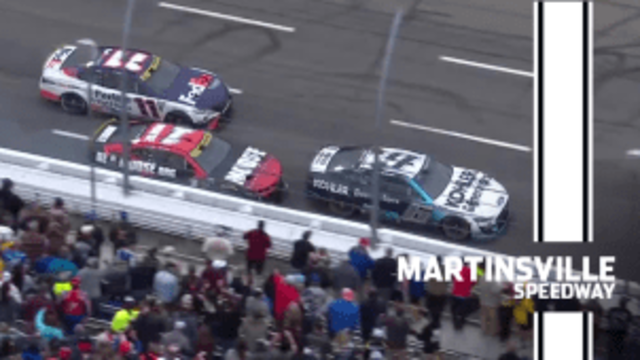 See multiple angles of Chastain’s last-lap move to advance at Martinsville