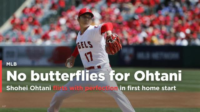 Shohei Ohtani flirts with perfect game in mesmerizing first home start