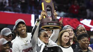 March Madness: South Carolina fends off Caitlin Clark, Iowa to win third national title