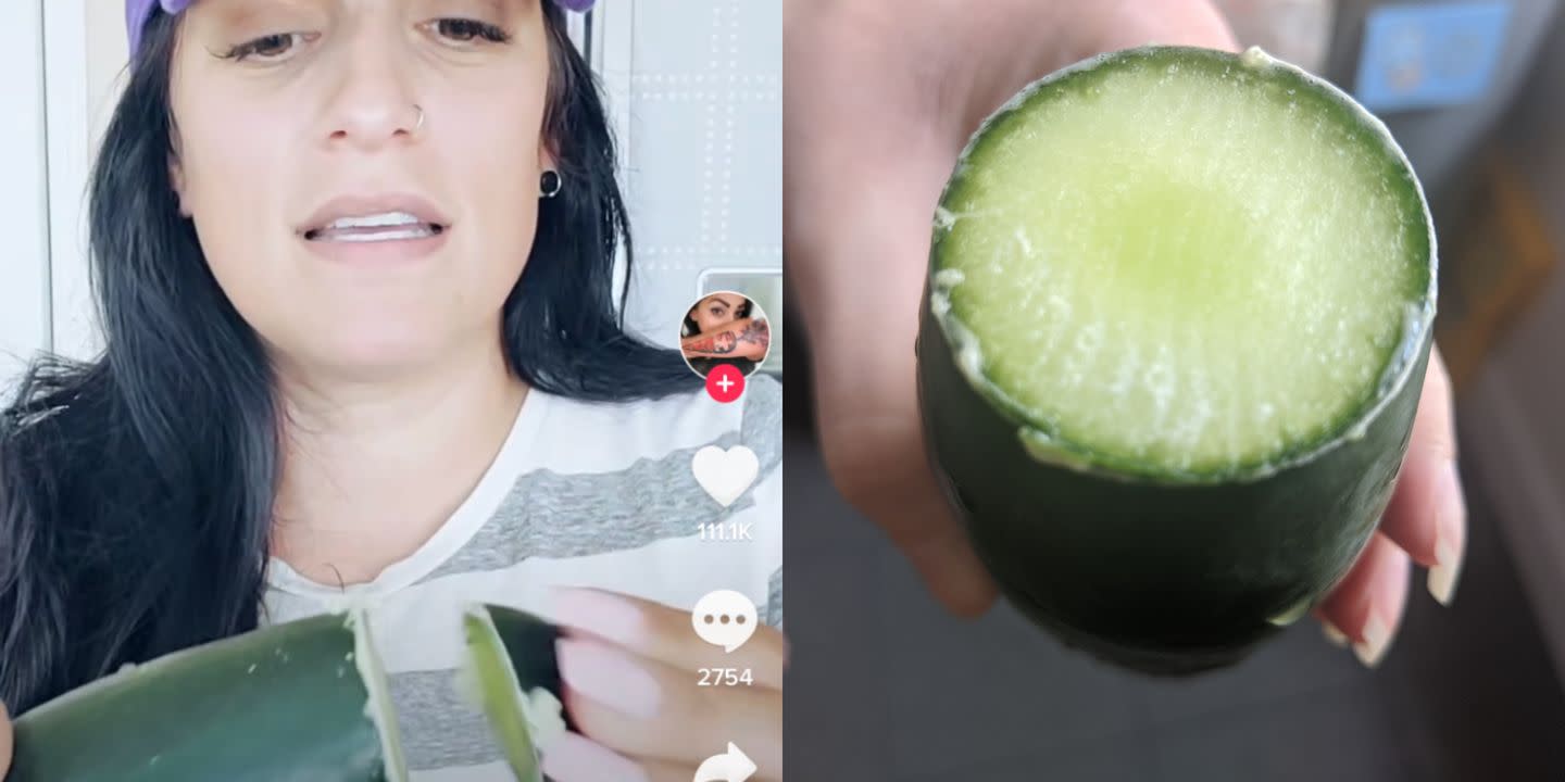 Milking Cucumbers Is The Grossest Cooking Hack From Tiktok But It Works